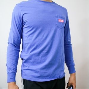 Blue long sleeve nyc shirt